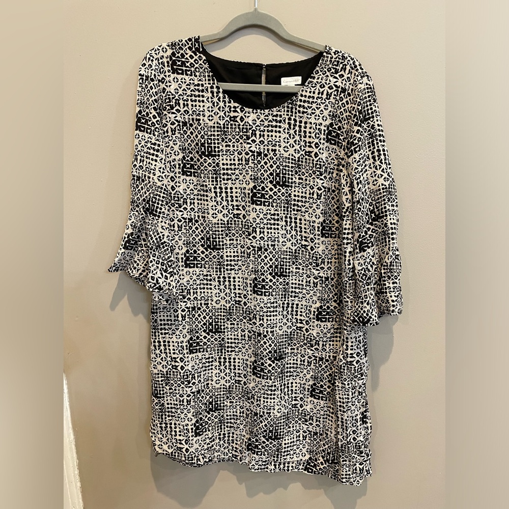 Garnet hill Sheath Dress Size 14 Flutter Sleeve
